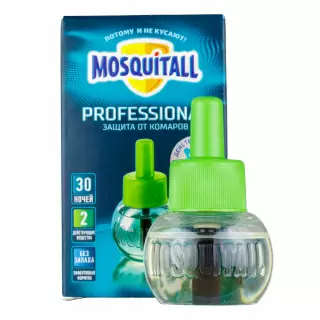 Mosquitall (Москитол) "Профессиональная защита" жидкость от комаров (без запаха) (30 ночей), 30 мл